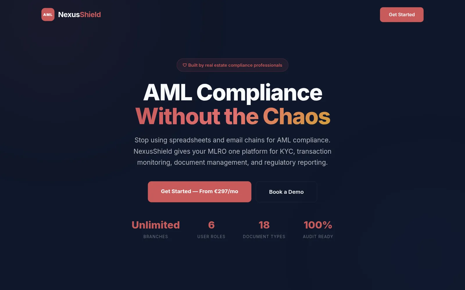 NexusShield home page